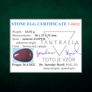 Certifikát yoni egg